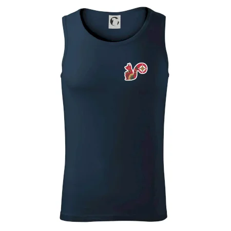 Folklór na prsníku veverička