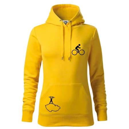 Mapa ČR + kolo na prsu