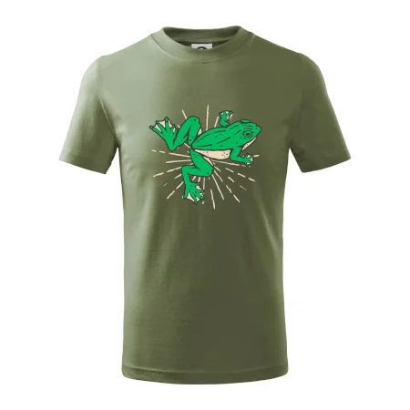 Žaba zelená kreslená