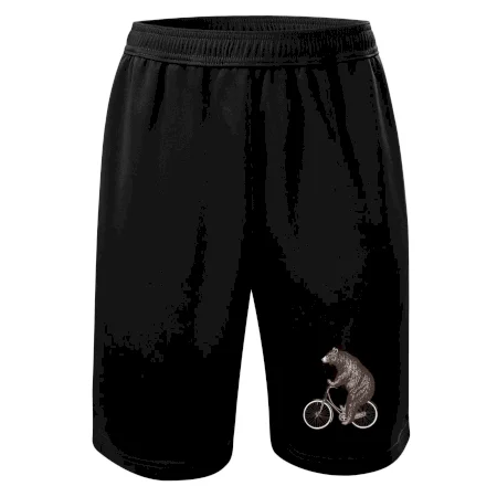 Medveď na bicykli