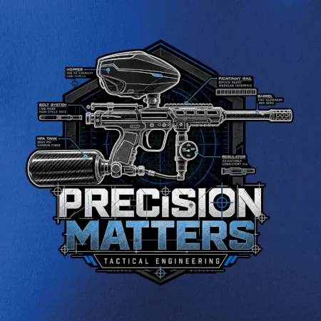 Technický nákres – presnosť je dôležitá paintball