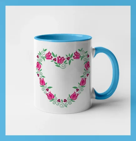 Červené tulipánové srdiečko (Pecka design)