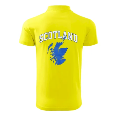 Scotland nápis s mapou