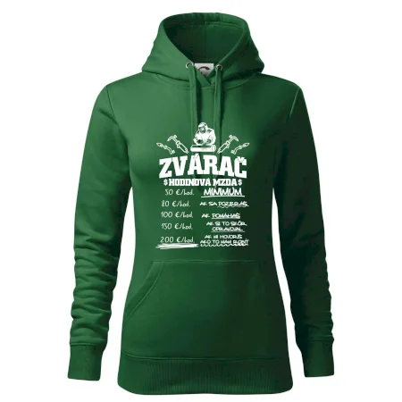 Hodinová mzda zvárač