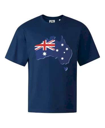 Austrália - vlajka mapa
