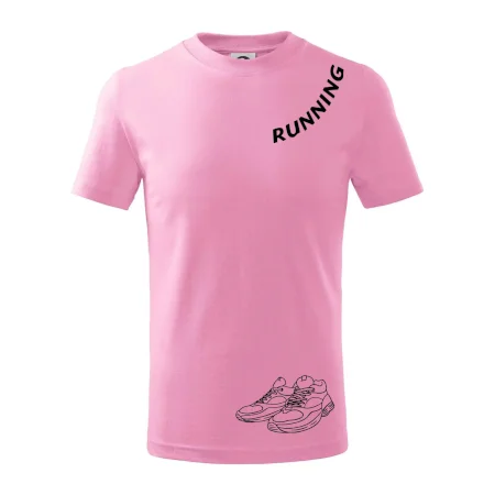 Running nápis šikmo