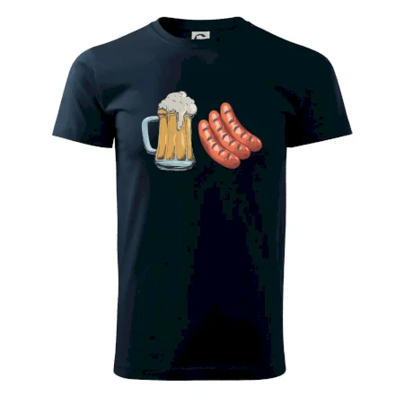 Pivo a klobása