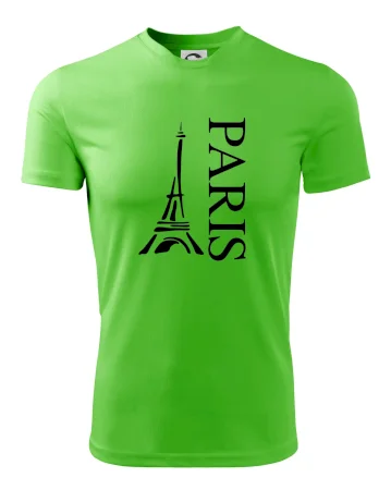 Paris nápis Eiffelovka na výšku