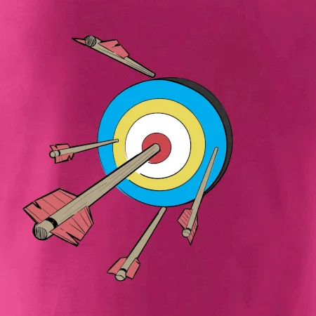 Šípy vo farebnom terči