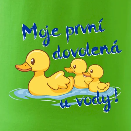 Moje první dovolená u vody - sourozenci