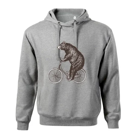 Medveď na bicykli