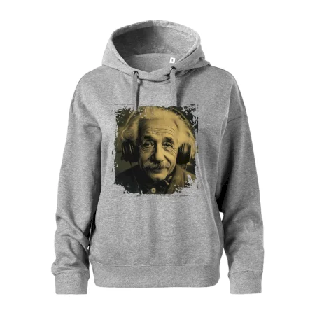Albert Einstein so slúchadlami