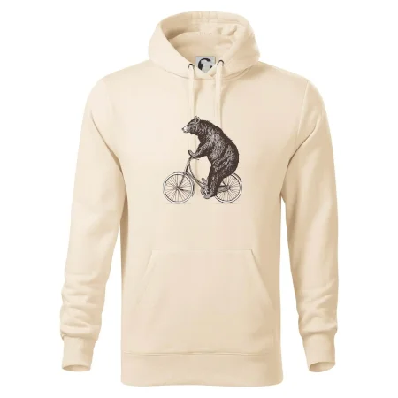 Medveď na bicykli