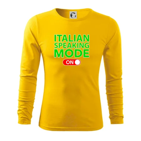 Italian speaking mode - ON