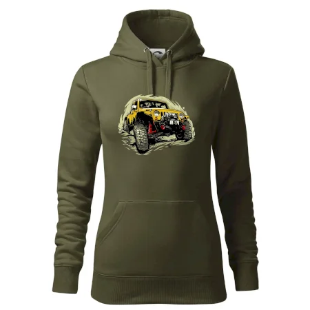 Žltý offroad s navijakom