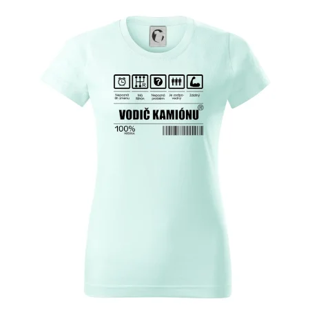 Čiarový kód - Vodič kamiónu