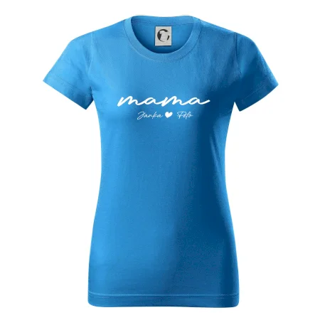 Mama - tričko menami deti písacie