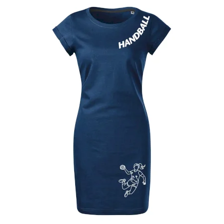 Handball nápis šikmo - dievča