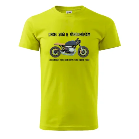 Chcel som motorku - narodeniny