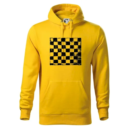 Šachovnica čierna kreslená