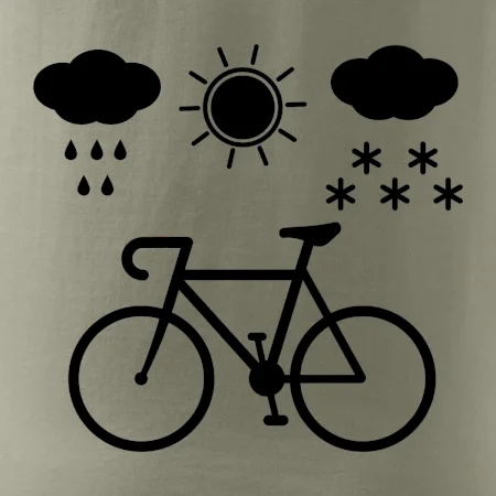 Cyklista za každého počasia