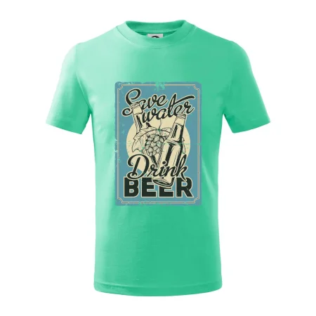 Save water drink beer poster