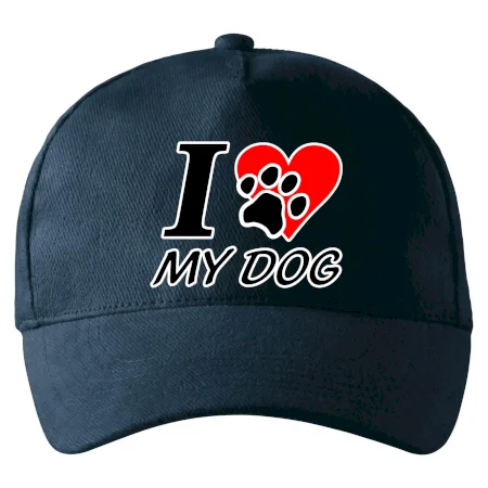 I love my dog - nápis