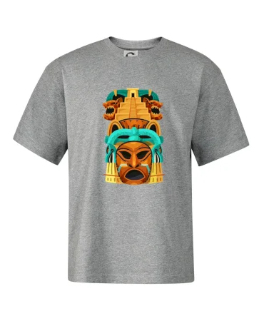 Mayová maska s pyramídou