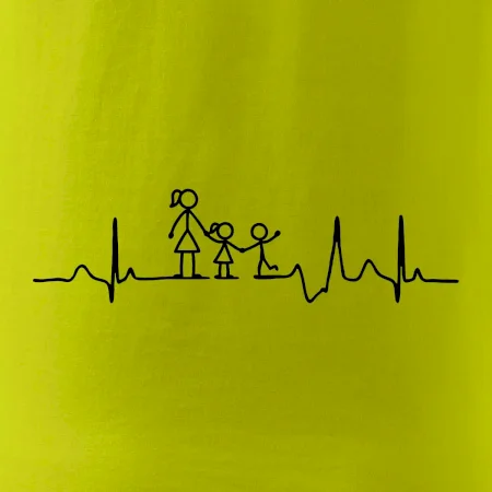 Ekg mamička a dievča + chlapec