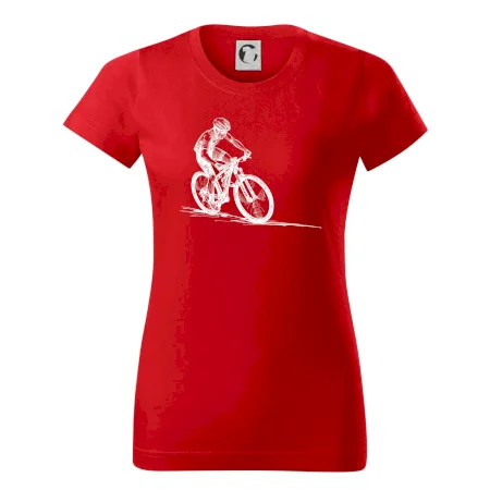 MTB kreslený cyklista
