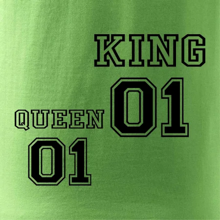 King - Queen - 01 dres (čiernobiela)
