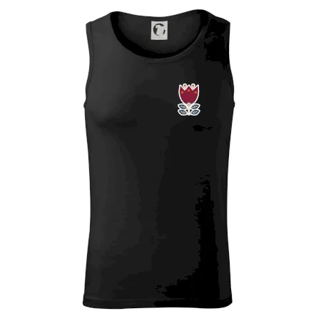 Folklór na prsníku kvetina štvorlistá