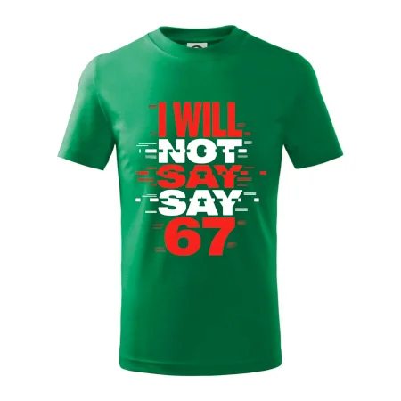 Červený - I Will Not Say SAY 67