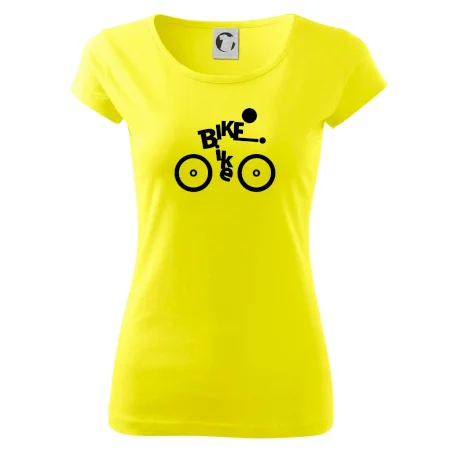 Bike nápis postava