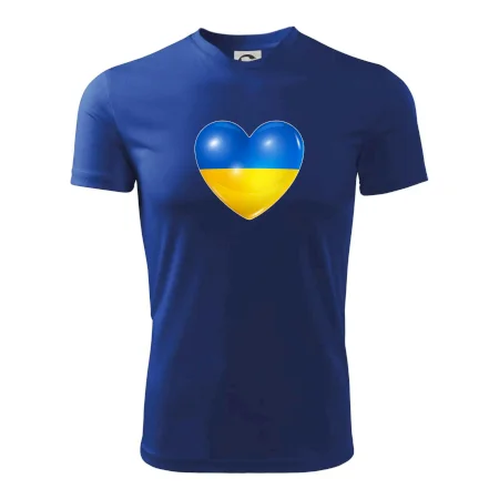 Ukrajina srdce vlajka
