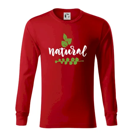 Natural - nápis v listoch