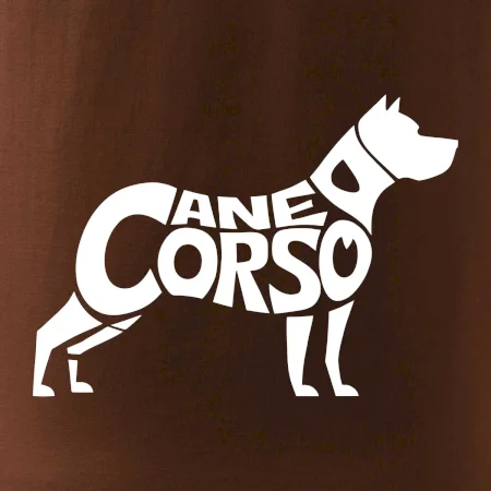 Cane corso nápis v tele