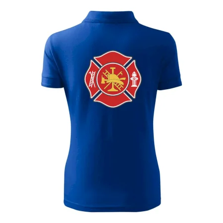 Fire department logo červené