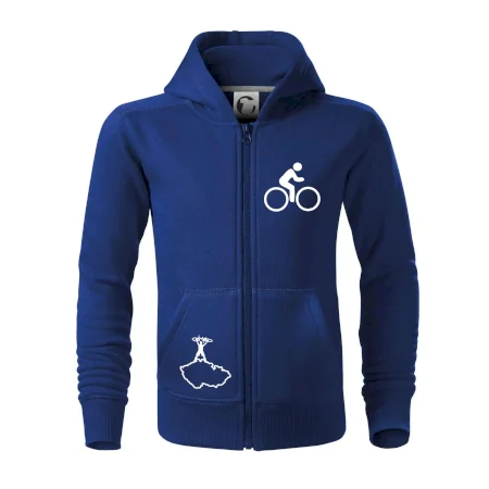 Mapa ČR + kolo na prsu