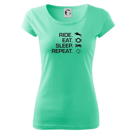 Ride Eat Sleep Repeat Kôň