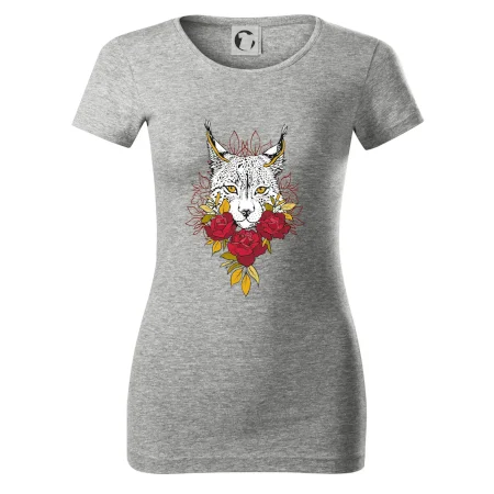Rys s červenými ružami (Pecka design)