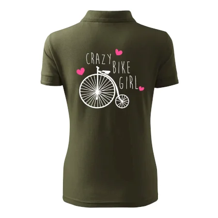 Crazy bike girl