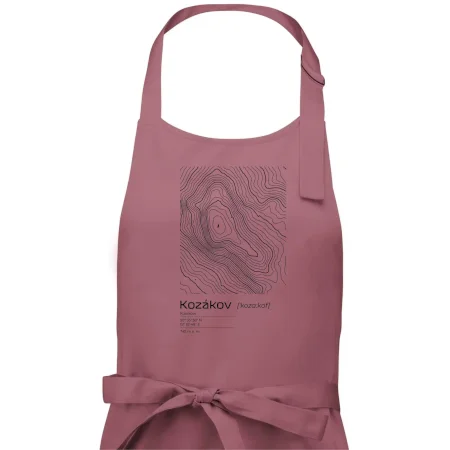 Kozákov - vrstevnice v obdĺžniku