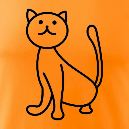 Mačka pozerá