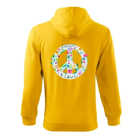 Peace and love symbol