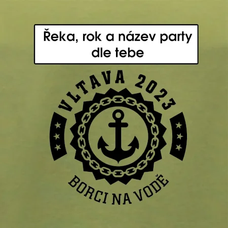K vode - kotva (vlastný nápis)
