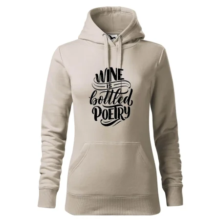 Wine is bottled poetry