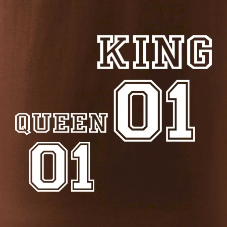 King - Queen - 01 dres (čiernobiela)