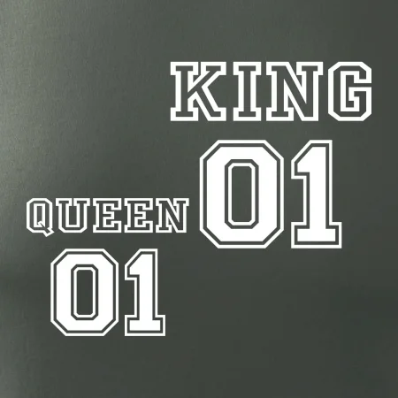 King - Queen - 01 dres (čiernobiela)