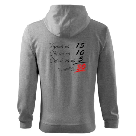 Vyzerá, cíti sa, chová sa - 30 rokov